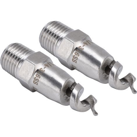 2 Pièces Buse de Pulvérisation en Acier Inoxydable, Accessoire de Jet en Cône Large pour Arrosage (1/5)