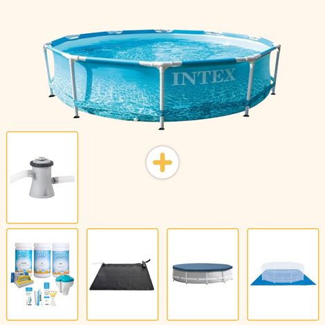 Intex Piscine Tubulaire Ronde - 305x76 cm - 6-pièces S20350 (1/4)