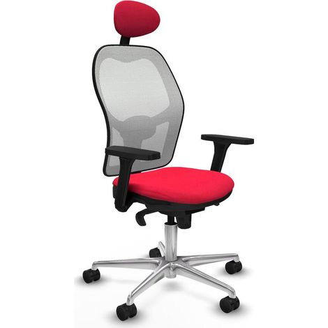 Piqueras y Crespo 3D086N1 Silla de oficina roja cómoda (1/3)