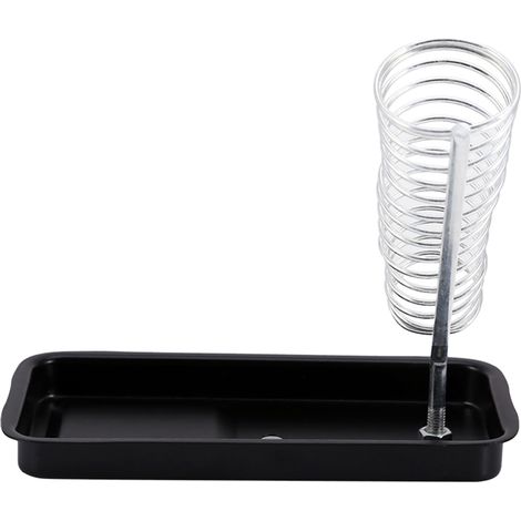 1 fer à souder, support à ressort en acier inoxydable, base en acier moulé, base en métal, bricolage électrique (1/5)