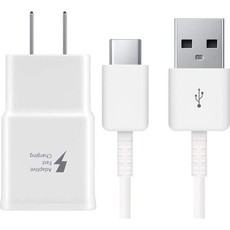 Chargeur Murale Rapide - USB Type C - 9 V 1,67 A / 5 V 2 A - Pour Smartphones - 2 Pièces (1/5)