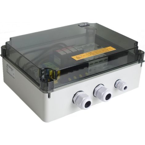 Solar Anschlusskasten PV AC RCBO B16A 300mA 3F T1 T2 Phoenix Doktorvolt 0249 (1/5)