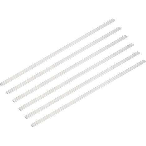 Barre Plate Aluminium - 6 Pièces - Alliage 6061 - Résistante Et Légère - Bricolage Et Industrie - 305x8x3 Mm (1/5)