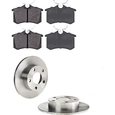 KIT FRENI POSTERIORI compatibile con VW PASSAT B5.5 VARIANT (3B6) - DISCHI + PASTIGLIE OEM: P 85 020 / 16442 , 17221 , 16099 /SOSTITUZIONE DIRETTA/BASSA POLVERE/SILENZIOSO (1/5)