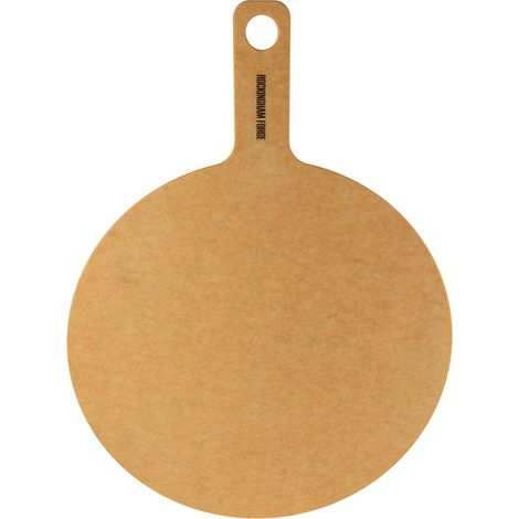 Planche à pizza en fibre de bois naturelle, D. 40 cm pour pizza 16 pouces, Planche à découper hygiénique, Pelle à pizza en bois résistante à la chaleur, Lavable au lave-vaisselle (1/5)