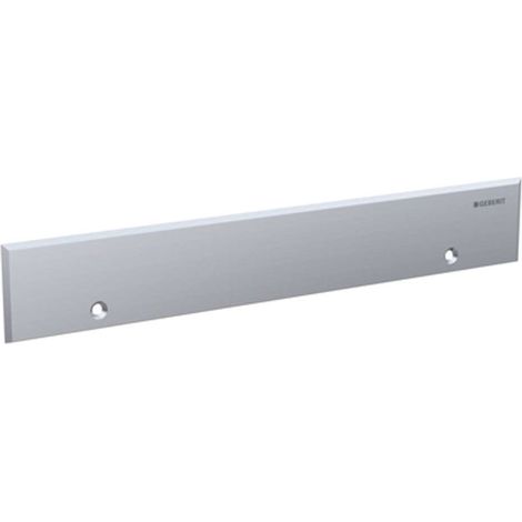 Geberit - Set scarico doccia a parete, avvitabile, copertura in acciaio inox spazzolato 154.337.FW.1 (1/2)