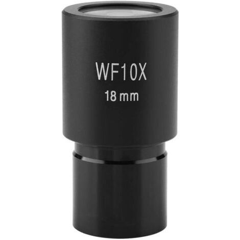 Pair Lntyq 10X Microscope Oculaire Accessoires pour Microscope Optique Oculaire Microscope Biologique Adaptateur Objectif pour Microscopes Diamètre 23.2mm (1/5)