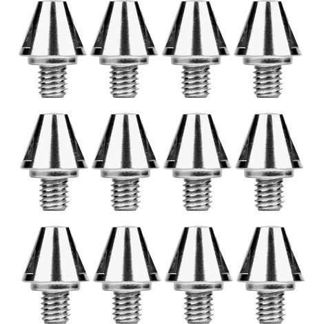 12x crampons de chaussures de football crampons de chaussures de football antidérapants vis à filetage M6 crampons de chaussures de rugby universels (1/5)
