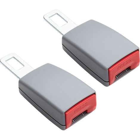 Extensor de cinturón de seguridad para automóvil, hebilla de extensión con almohadilla acolchada para el hombro, clip de bloqueo, repuestos para automóviles (paquete de 2) (1/5)