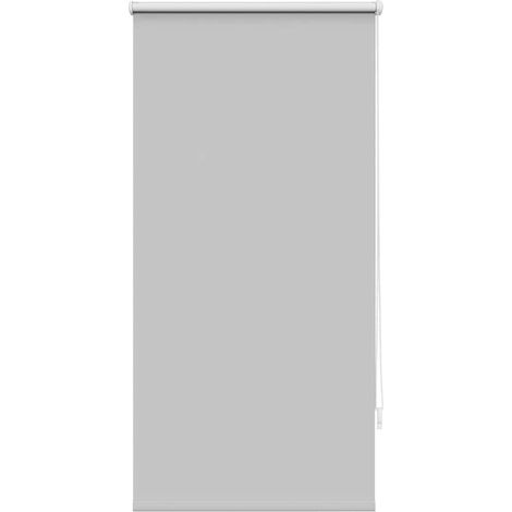 Maison Exclusive - Tenda a rullo oscurante 64,4x120 cm Tessuto Larghezza 60 cm Grigio