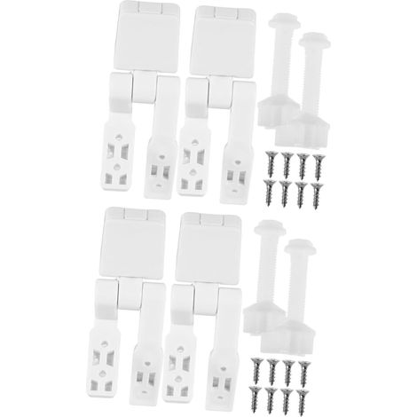 Cup Handles for Small Glass Doors 2 Pieces White Plastic Non (1/5)