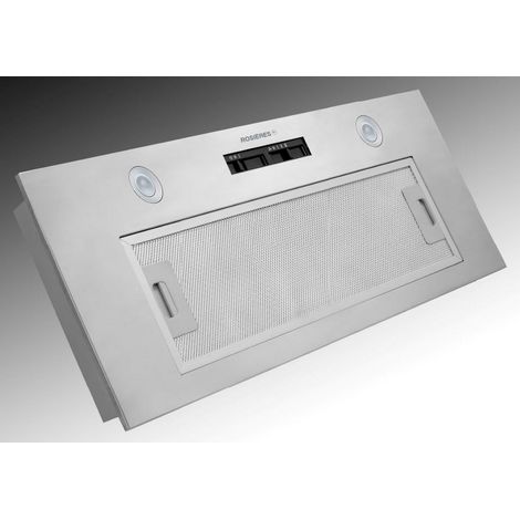 606 M3 - 3 Vitesses - Cdes Curseur - Filtre Métal+charbon - Eclairage Led - L 52 Cm - Inox - Rosieres