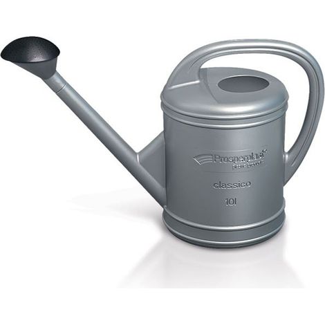Regadera de jardin 10L Prosperplast Classico en color plata