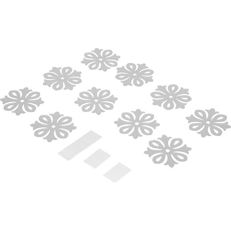 Stickers muraux miroir modernes à faire soi-même pour plafond, salon et fond de télévision (argenté) (1/5)