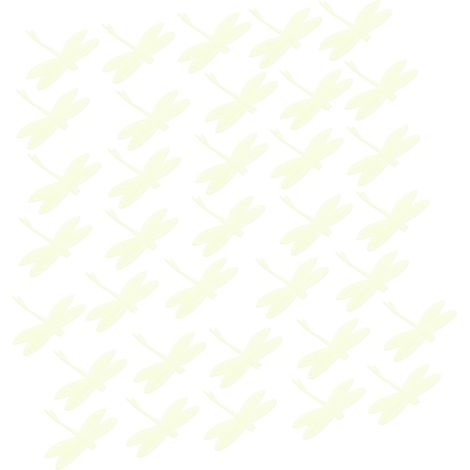 Lot de 35 autocollants muraux lumineux libellule pour la (1/5)