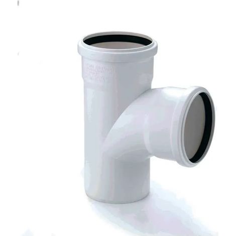 REHAU RAUPIANO PLUS Einfachabzweig DN 110/90, 87 Grad, max flow, 11002581001