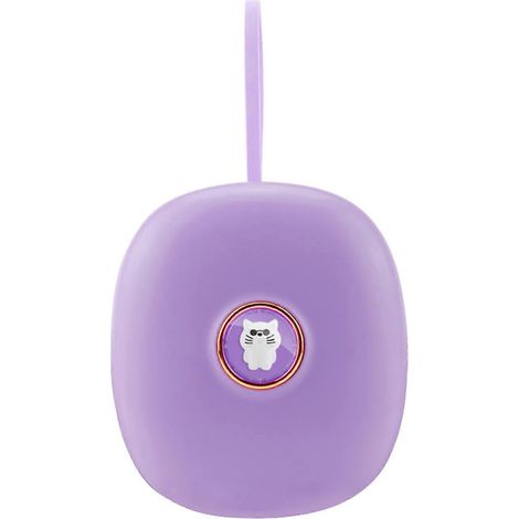 Réveil lumineux LED portable en forme de chat mignon avec mobile de lit, idéal pour les gros dormeurs, réveil portable pour étudiants, réveil lumineux LED, violet. (1/5)
