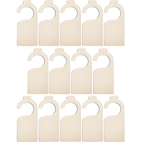 CCYKXA Set of 14 Wooden Wardrobe Dividers, DIY Generic Clothing Dividers, Writable Closet Dividers for Sorting Clothes by Color and Size (1/5)