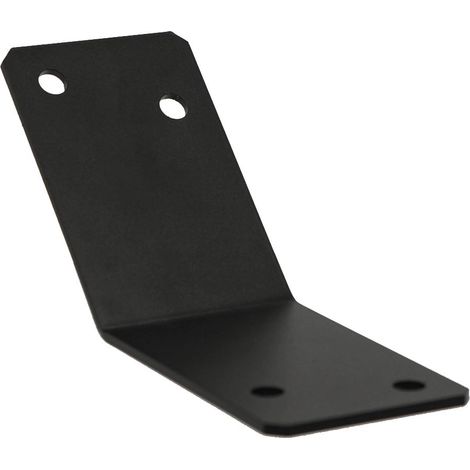 Equerre d'assemblage 135° - Finition noire L : 113 mm l : 70 mm h : 113 mm épaisseur : 3 mm (1/2)