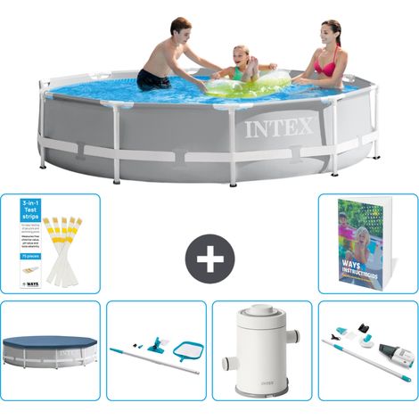 Intex Piscine Prism Frame Ronde - 305x76 cm - 7-pièces S83 (1/2)