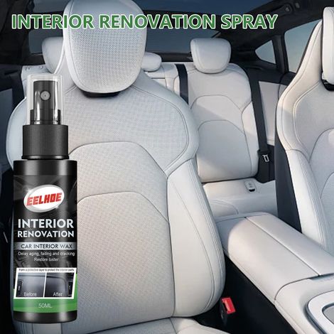 Autoinnenraum-Reparaturspray, Autoinnenraum-Renovierungsspray, Reinigungsspray für die Lederpflege im Innenraum – 50 ml -- DE (1/5)