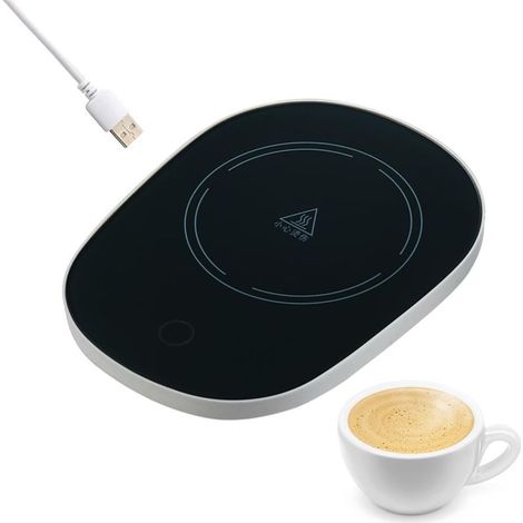 Scaldabevande USB, Scaldatazze USB, Scaldatazze da caffè, Scaldatazze USB, Scaldatazze elettrico, Scaldatazze da tavolo, Scaldabevande, Scaldacaffè intelligente, Scaldabevande (verde) (1/5)