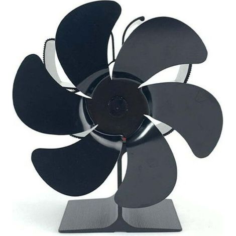 Ventilateur de poêle à bois écologique et silencieux pour cheminée, avec distribution efficace de la chaleur. (1/5)