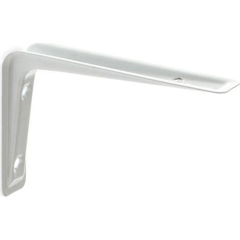 Escuadra para Estantería en Acero  Blanco  Medidas 2480120 mm  Sistema de Fijación Atornillado  1 Unidad -