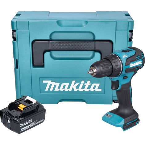 Taladro atornillador a batería Makita DDF 490 T1J 18 V 65 Nm 1/2" sin escobillas + 1 batería de 5,0 Ah + Makpac - sin cargador (1/5)
