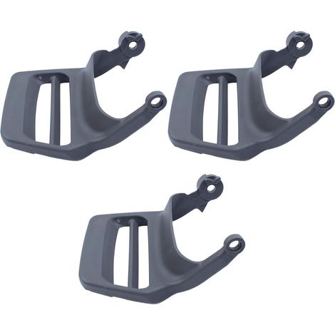3 unités/lot Poignée de frein avant Levier guide de main Compatible avec Husqvarna 340 350 345 353 Pièces de tronçonneuse Remplacer 503850901 (1/5)