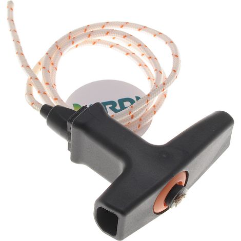 Jardiaffaires – Poignée de lanceur avec amortisseur intégré et corde 3.5mm – Compatible tronçonneuses Stihl et débroussailleuses – Remplace 1128 190 3400