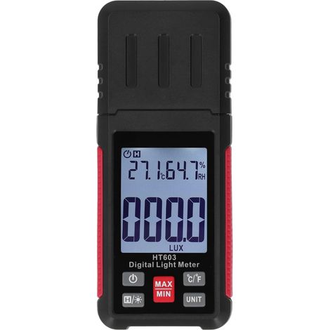 Luxmètre numérique portable à faible consommation 200 000 lx pour la mesure de l'éclairement.