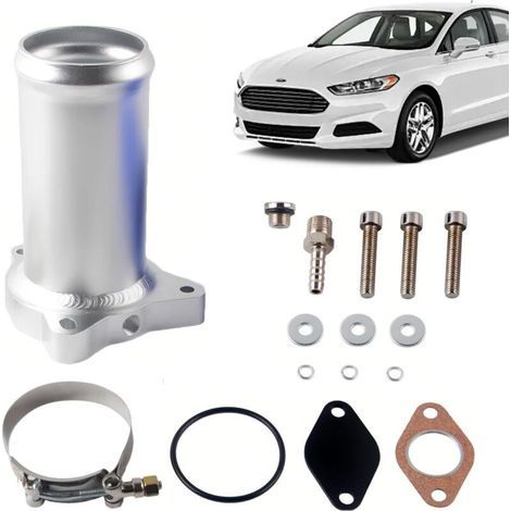 kit suppression vanne egr 1.9 tdi 130/160 CV Diesel,De Rechange Pour Valve Egr Tuyau,Kit Valve Replacement Pipe Aluminium fit for egr delet kit 1.9 tdi 130/160 cv diesel (1/5)