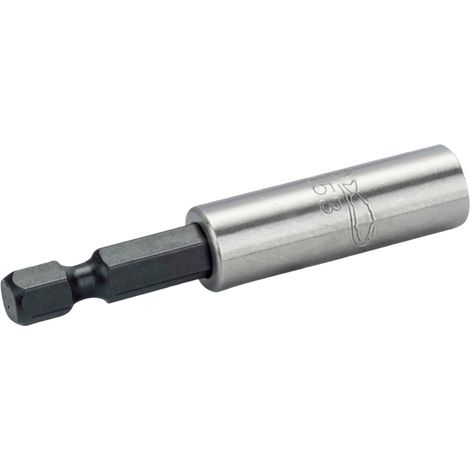 Bahco 1/4 Magnetischer Universal-Bithalter mit Haltering, Sechskant 60 mm - 5 Stck./Kunststoffbox (1/3)