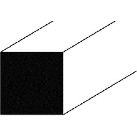 Aluminium Vollmaterial Vierkantprofil 8x8mm natur eloxiert 2 verschiedene Längen 1 Meter (1/2)