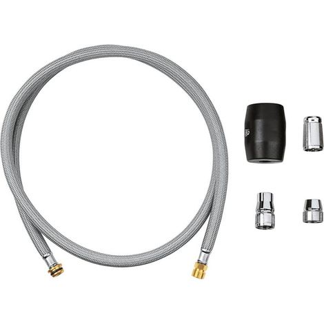 Rubinetto da cucina flessibile con doccetta estraibile, compatibile con gli ultimi modelli di rubinetti Grohe, intrecciato in nylon, 48293000
