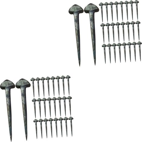 100pièces Clous Fer Pour Fers à Cheval Outils Pratiques De Fixation Pour Équitation Et Entretien Des Chevaux (1/5)