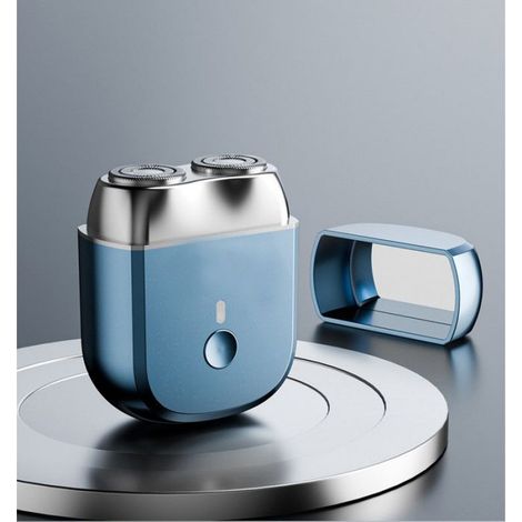 Rasoir électrique portable - - Durée de vie extra longue - Format mini - Doubles lames magnétiques (1/2)