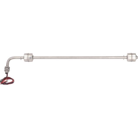 Schwimmer-Wasserstandsschalter aus Edelstahl, Doppelpunkt-Flüssigkeitsstandssensor, AC/DC 0–110 V, 400 mm / 15,7 Zoll (1/5)