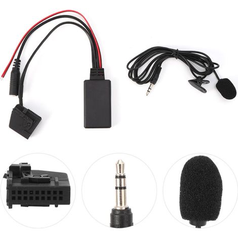 18Pin Bluetooth AUX Cble Adaptateur Voiture Microphone Fit pour Mercedes Benz Comand 2.0 W211 W208 W168 W203 (1/5)
