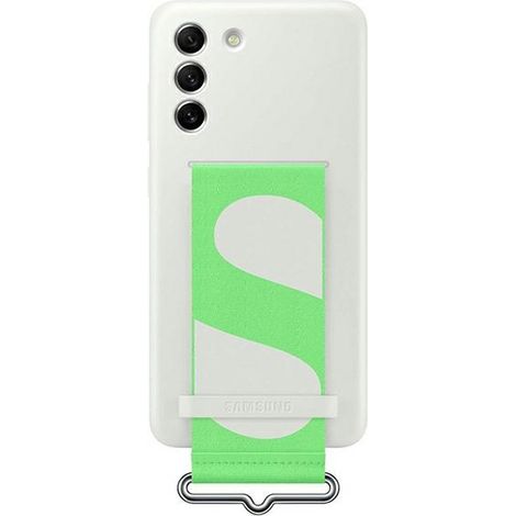 Custodia per Samsung Galaxy S21 Samsung Cover in silicone con cinturino bianco (1/5)