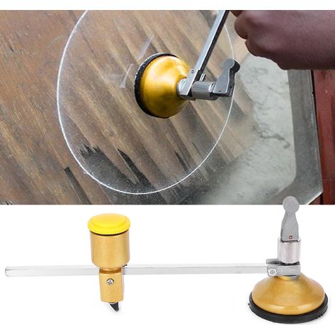 Verstellbarer 40 cm Glasschneider-Zirkel mit 360°-Drehung (1/5)