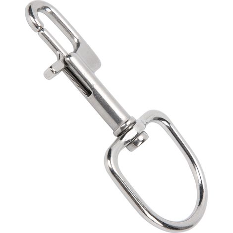 Edelstahl-Karabiner mit einer Öse für Tauchzwecke, 110 mm / 4,3 Zoll Schlaufe (1/5)