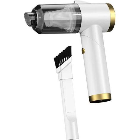 Aspirateur sans fil pour Tesla Model 3/X/Y/S, puissant 9000Pa 120W 5V, accessoire voiture avec lumière LED, noir, compact pliable à 90°, nettoyeur portatif (1/5)