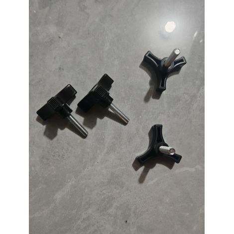Véritable vis à trois tubes Grasshopper, 252821F, adaptée aux tondeuses à gazon montées sur chevaux à direction zéro. (1/4)