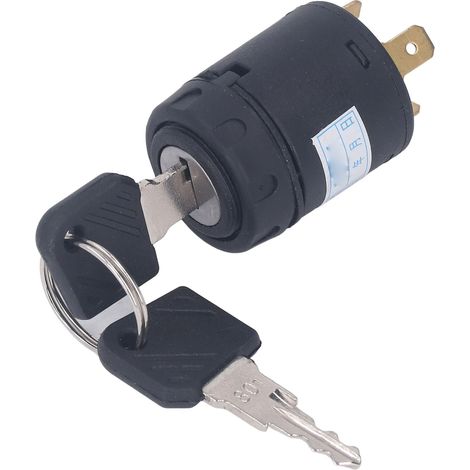 Forklift Ignition Switch and 2 Key for E16 20 335 E25 30 336 E12 15 16 324 E12 14 15 15 18 20 386