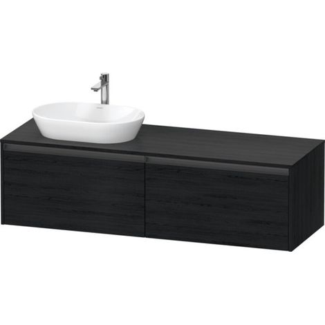 Duravit Ketho.2 Konsolenwaschtischunterbau, Beckenausschnitt (1/2)