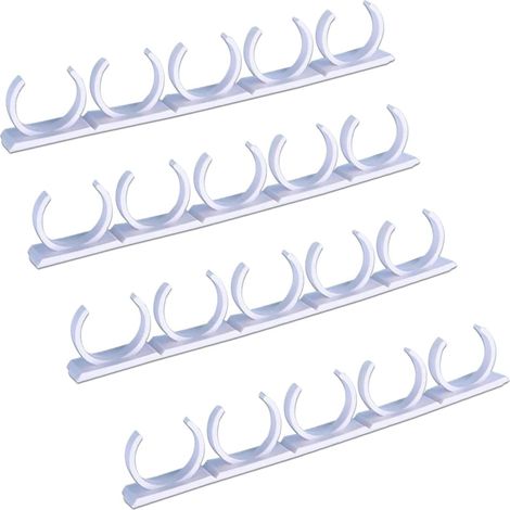 Estantes adhesivos para especias, capacidad 20 frascos, ultrarresistentes (4 unidades)