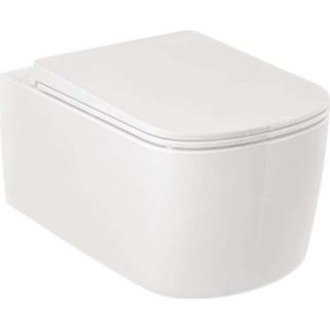 Kludi Resa S - WC suspendu avec abattant SoftClose, Rimless, Spiralflush, blanc brillant 27WCSET43 (1/2)