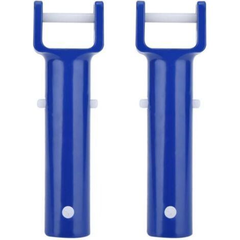 2pcs poignée de tête en v Forme Clip Brosse poignée de la tête de Remplacement Piscine Accessoires (1/5)